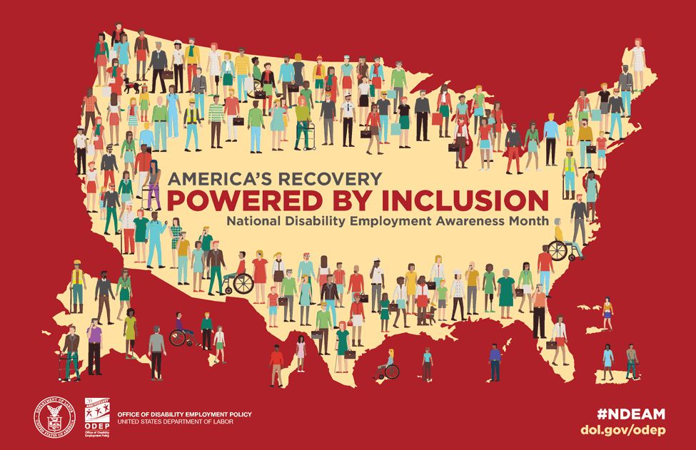 America’s Recovery: Powered by Inclusion Poster